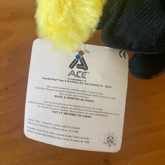 Vintage Tweety Bird Magician And Sylvester The Cat Plush Looney Tunes 1998 - Picture 9 of 12